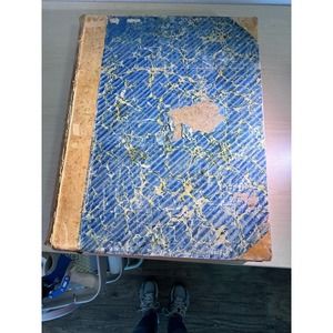 Antique London Times Bound Book January 1, 1877 to March 31, 1877